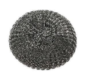 Topfreiniger aus Metall in Spiralform