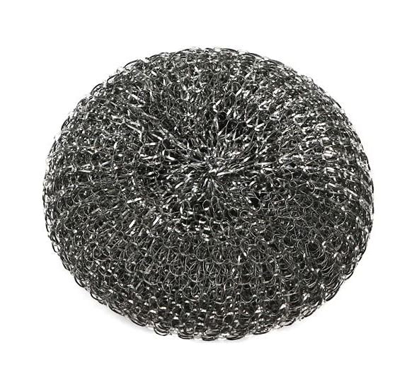 Topfreiniger aus Metall in Spiralform