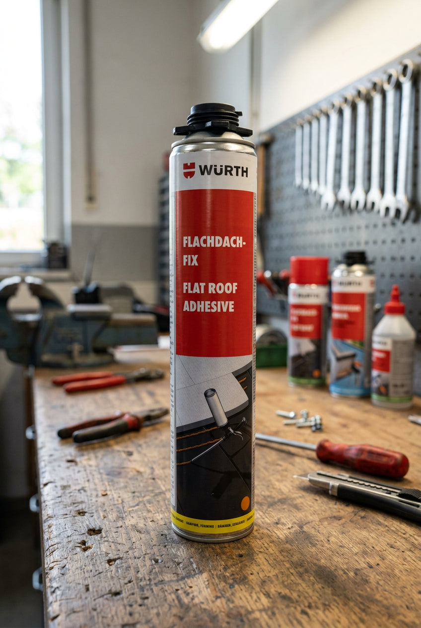 Flachdachklebstoff Flachdach Fix 1K PU 800 ml | Profi Dachkleber