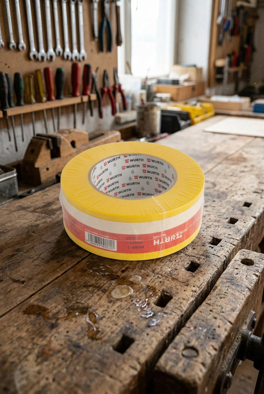 Abdeckband Gewebe Gelb 48mm x 50m