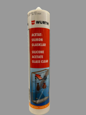 Silikondichtstoff Acetat Glasklar, 310ml Tube
