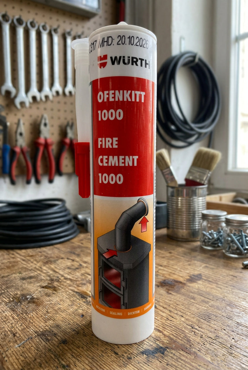 HochtemperaturKitt Ofenkitt 310 ml | Temperaturbeständig 1000°C