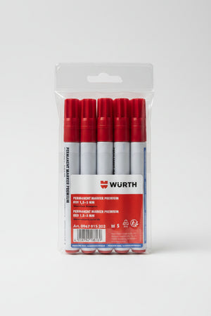 TINTMARK Premium Permanent Tintenmarker Wasserfest, Ergonomisch |