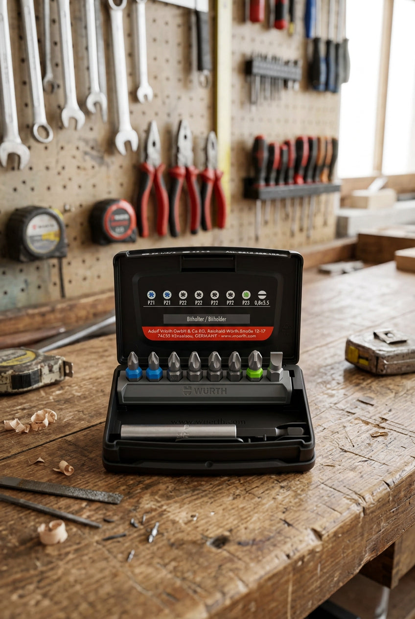BITGEMSETPZ/SZ 9teilige Bits Set Mit Robustem Koffer