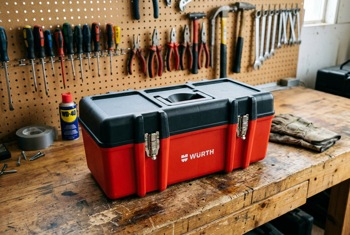 Werkzeugkoffer WZGBOXKST Robustes Material, Ergonomisch