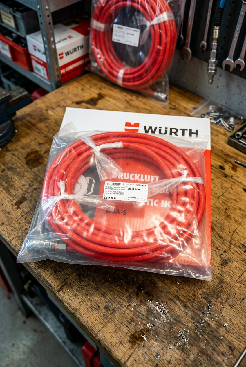 Würth Druckluftschläuche – verschiedene Ausführungen