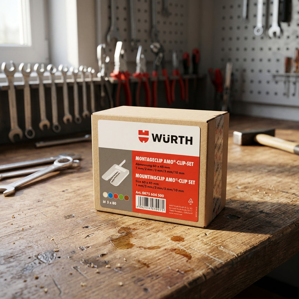 Würth Montageclip AMO -Clip Sortiment 400-teilig MNTGCLIP-SORT-PP-60X45MM-400TLG