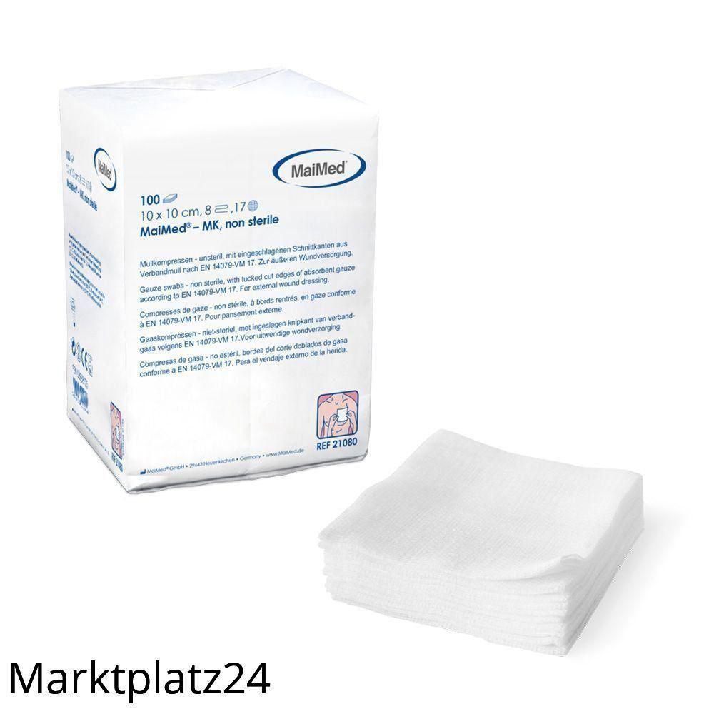 MaiMed-MK, unsteril, 10x10 12-f., 100 St/Papiertüte - Marktplatz24