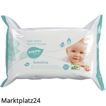 Care Zone Babywipes Sensitive, 80 Tü/Pk. - Marktplatz24