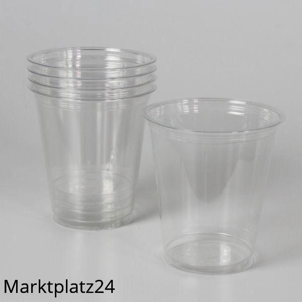 Clear Cup PET, 12oz/300ml, (Ã˜95mm), glasklar, 50 St/Pk. - Marktplatz24