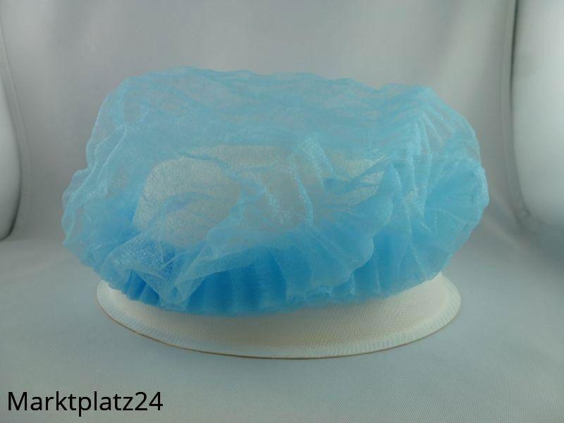 Damenhauben/ Klipphauben, Vlies, Ã˜51cm, blau, 100 St/Pk. - Marktplatz24