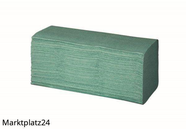 Falthandtuch, 250x230mm, 1lg, ZZ-Falz, grün, Krepp, 20x250 Tü/Pk. - Marktplatz24