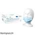MaiMed Einmal-Mundschutz, blau, mit Nasenbügel, 3lg, mit Gummizug, 50 St/Pk. - Marktplatz24