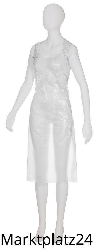 MED Comfort PE-Einwegschürzen light, weiß, 18 my, gehämmert, 80x 125cm, 100 St/Pk. - Marktplatz24