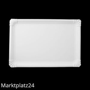 Pappteller, eckig, 13x20cm, 250St/Pk. - Marktplatz24
