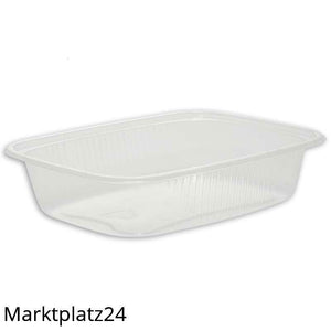Verpackungsbecher, PP, 125ml, 108x81x26mm, klar, 100 St/Pk. - Marktplatz24