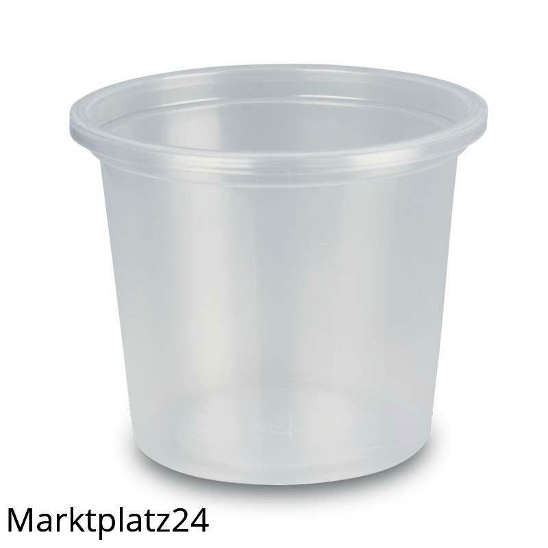 Verpackungsbecher, PP, 125ml, Ã˜70mm, H57mm, klar, 100 St/Pk. - Marktplatz24