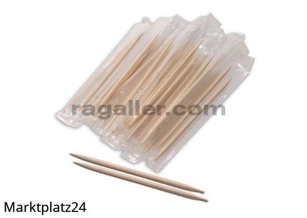 Zahnstocher Holz in Cello gehülst, Box, 1000 St/Pk. - Marktplatz24