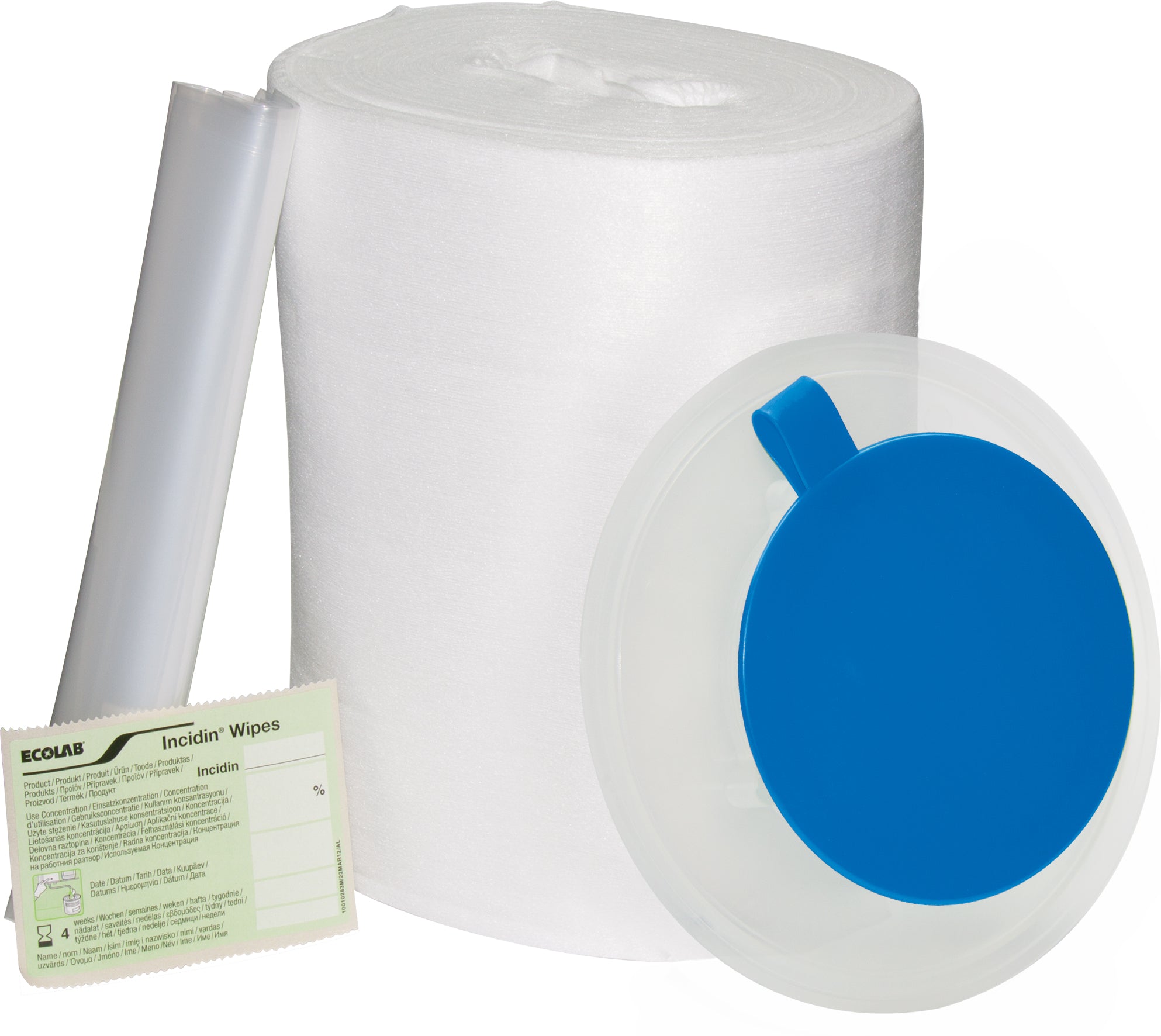 Desinfektion -Incidin Premium Tücher, HygPack, Deckel blau, 99 Tü/Ro.