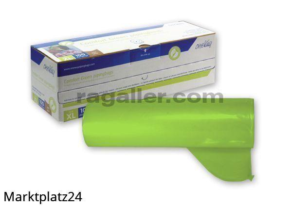 Spritzbeutel, Einweg, 55cm, 75my Rolle, grün, 100 St/Ro. - Marktplatz24