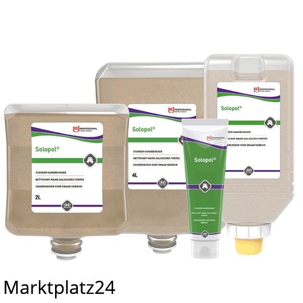 Solopol soft, Hautreinigung, 2L Softflasche, Spender V - Marktplatz24