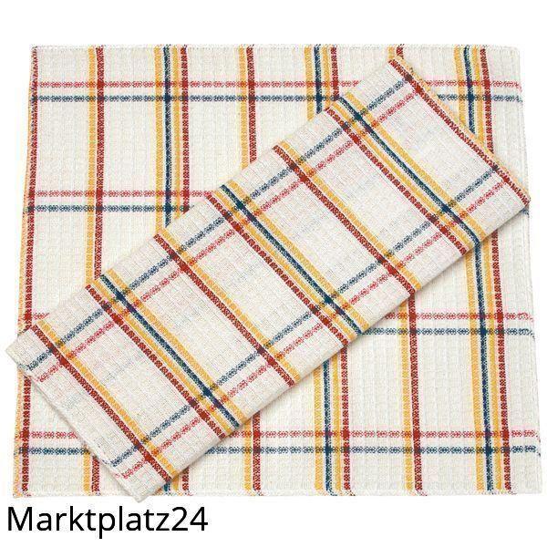 Spültuch WAFFEL HALLA, 35x35cm, bunt kariert, 1 St. - Marktplatz24