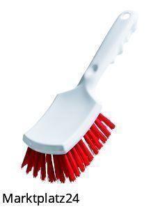 Stielbürste kurzer Griff, 260x72x35mm, PBT, Ã˜0,50mm, rot, hart, 1 St. - Marktplatz24