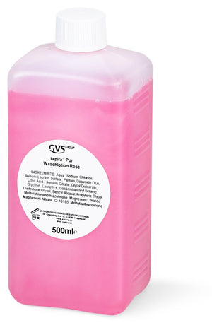 Tapira Pur Waschlotion Rosé, parfümiert, mikroplastikfrei, 500ml.