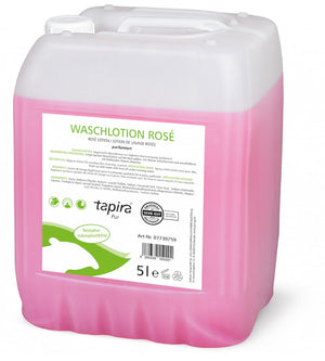 Tapira Pur Waschlotion Rosé parfümiert in einem 5L Kanister.