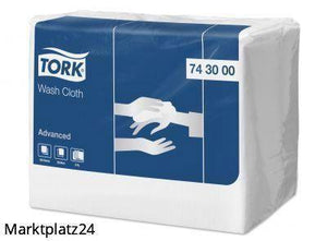 Tork Advanced Waschtuch, 8lg - Tissue-Tücher für die Patientenpflege und Händetrocknung, hochweiß, 20x20cm, 2 Pk. Ã 650 Tü. - Marktplatz24