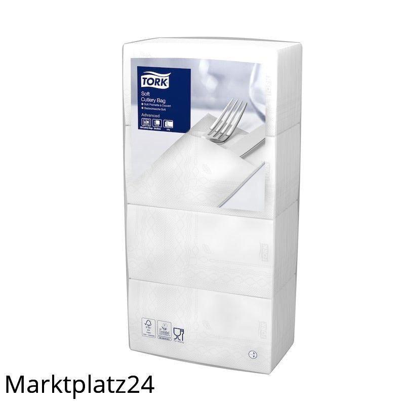 Tork Bestecktasche - Advanced, Dekor Bon AppÃ©tit, 40x40cm, Tissue, 6x200 St. - Marktplatz24