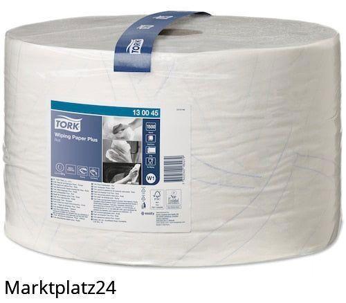 Tork Starke Mehrzweck Papierwischtï¿½cher, 24x34cm, 2lg - Hybridtechnologie, Linienprägung, perforiert, 1 Ro, Â 1500 Tï¿½, - Marktplatz24