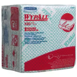 Wypall X80 Plus Wischtücher Grün 34x35cm 8x30 Stück