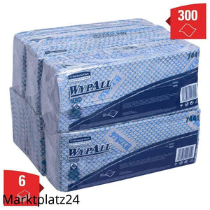 X50 Wischtuch, 4-farb., 25x42cm, grün geprägt, 6x50 St. - Marktplatz24