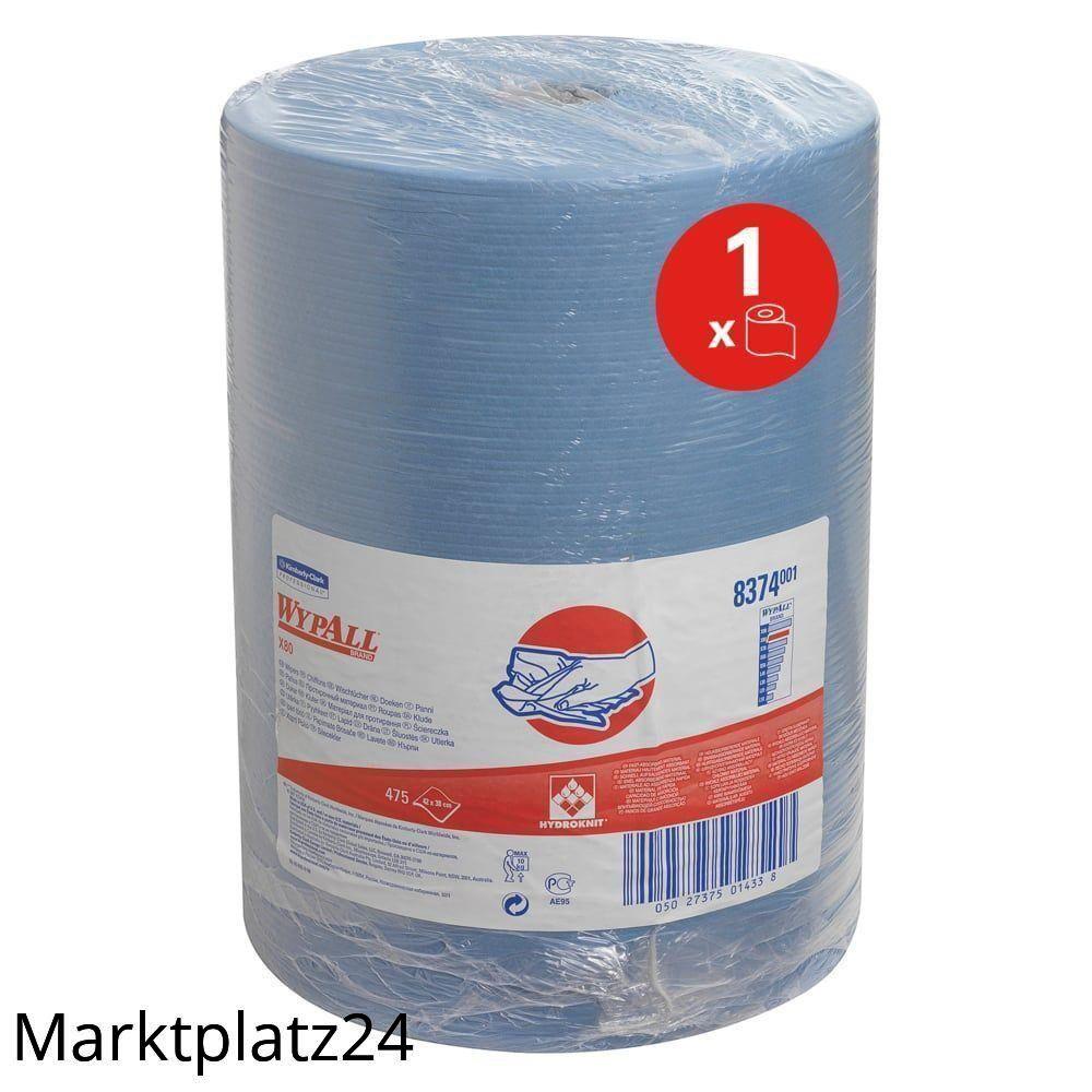 X80 Wischtuch Großr.,42x38cm, blau,perforiert, 1x475 Bl. - Marktplatz24
