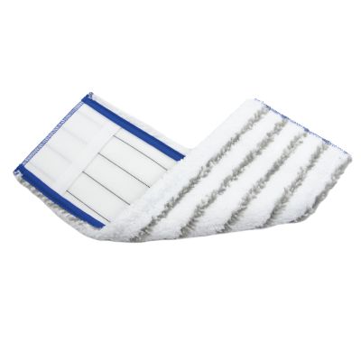 Vileda CombiSpeed Pro BaseMicro Mop Pad with blue trim and grey stripes.