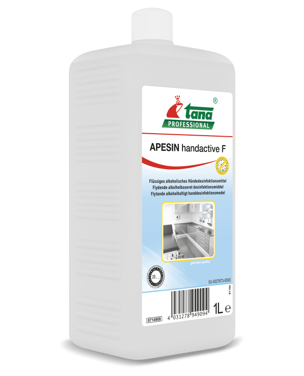 Desinfektion -APESIN handactive F, 1L Flasche BAuA-Reg-Nr.: N-79651