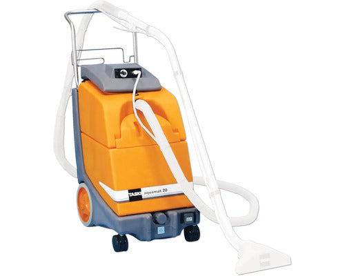 Taski Aquamat 20 Nassreinigungsgerät in Orange und Grau mit Zubehör