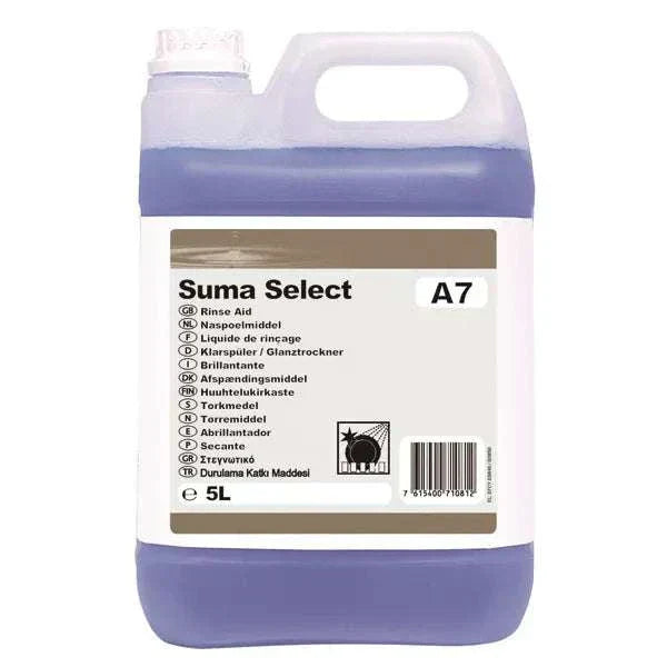 5L Kanister Geschirrspülmittelreiniger Suma Select A7 biologisch abbaubar, effiziente Reinigung in Großküchen