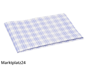 Microfaser Geschirrtuch, 40x60cm, weiÃ¡/blau, 1 St, - Marktplatz24