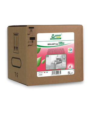 Brillant Top Kliks 5L Gebinde, ein Glanzspülmittel für Geschirrspüler.