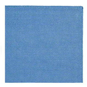 Blaues Mikrofaser-Reinigungstuch mit feiner Textur.