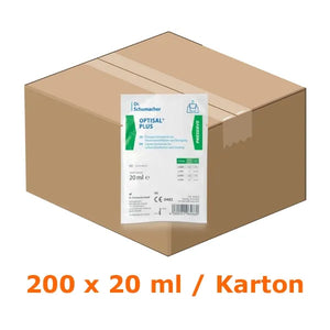 Optisal Plus Flächendesinfektion in 20 ml Fläschchen, ideal für hygienische Oberflächenreinigung.