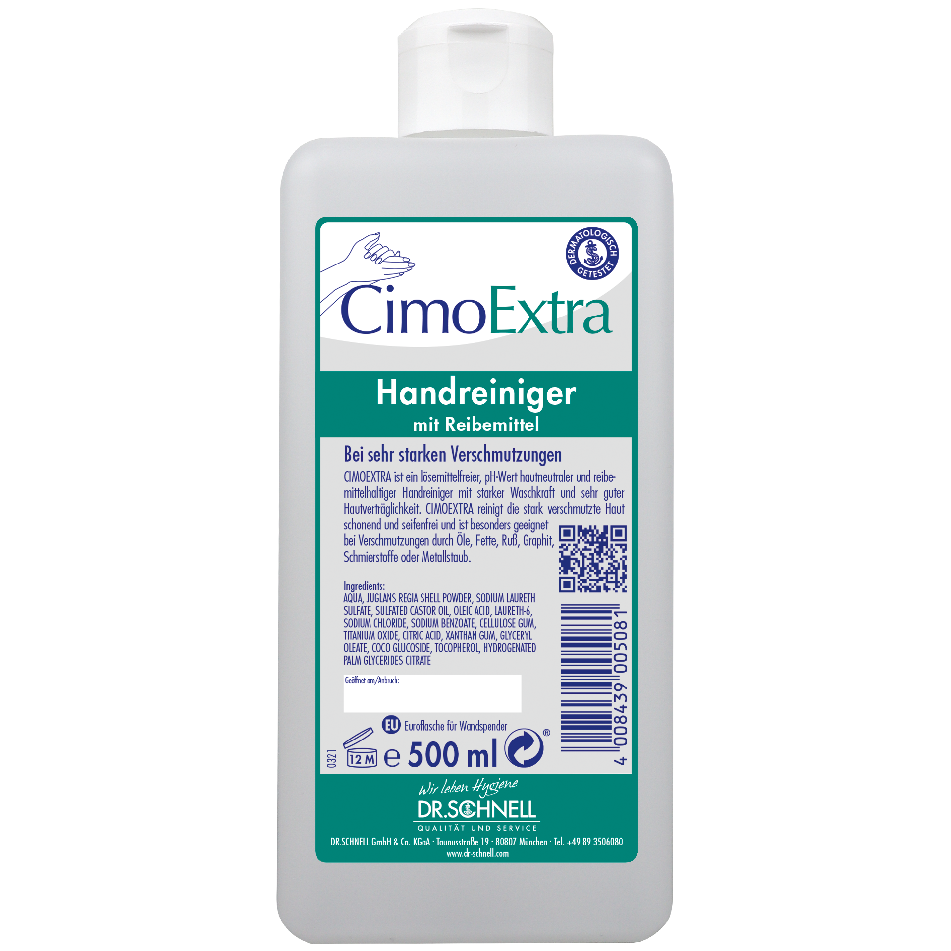 500ml Flasche CimoEXTRA Reiniger mit Sprühkopf für Fett- und Schmutzentfernung in der Lebensmittelindustrie