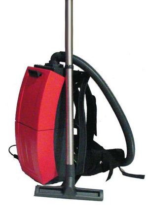 Cleanfix RS 05 Rucksacksauger mit Teleskoprohr und Bodendüse.