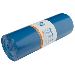 Blaue Abfallsäcke PREMIUM 120L 800x1000mm 250 Stück strapazierfähig und umweltfreundlich