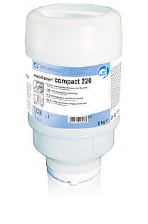 Neodisher compact 220 Reinigungspulver in zwei 5kg Kartuschen für gewerbliche Anwendungen.