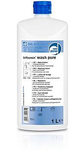 Triformin Wash Pure Waschlotion in 1 Liter Flasche.