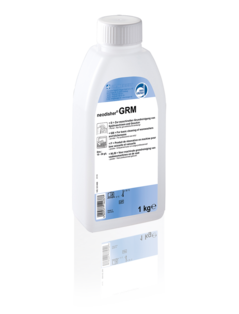 Vier 1kg Flaschen Neodisher GRM Reinigungsmittel für professionelle industrielle Reinigung.