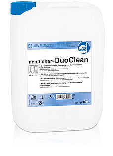10L Kanister Neodisher DuoClean Reinigungsmittel für Geschirr, Gläser und Besteck.